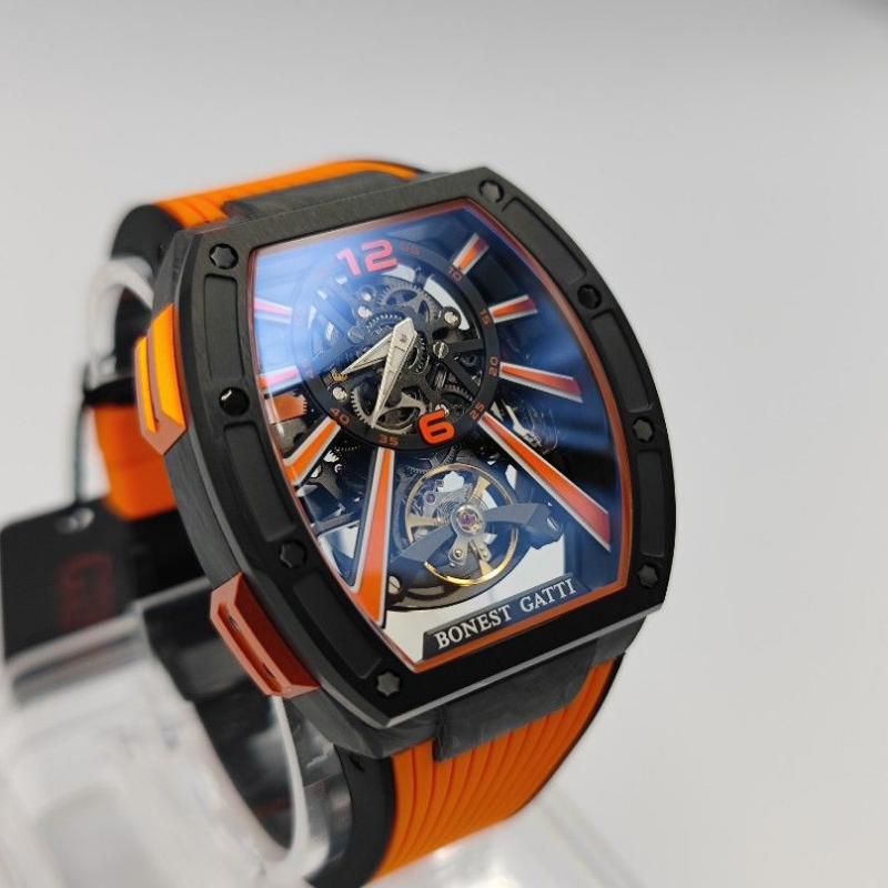 Mystery Series - Stainless Steel & Carbon fiber BG9950 Orange