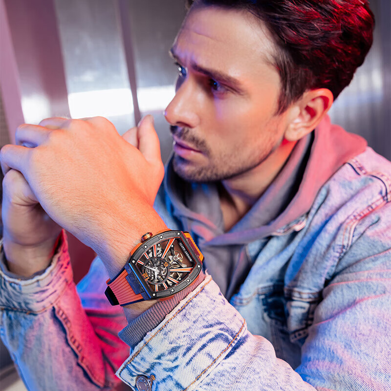 Mystery Series - Stainless Steel & Carbon fiber BG9950 Orange