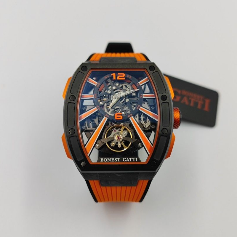 Mystery Series - Stainless Steel & Carbon fiber BG9950 Orange