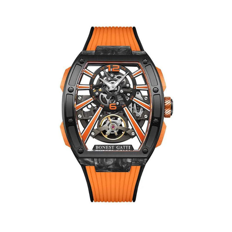 Mystery Series - Stainless Steel & Carbon fiber BG9950 Orange