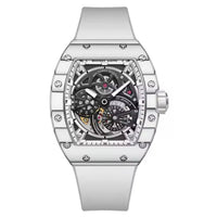 Carbon fiber Skeleton Movement Sapphire Crystal BG9004 (2 color variants)