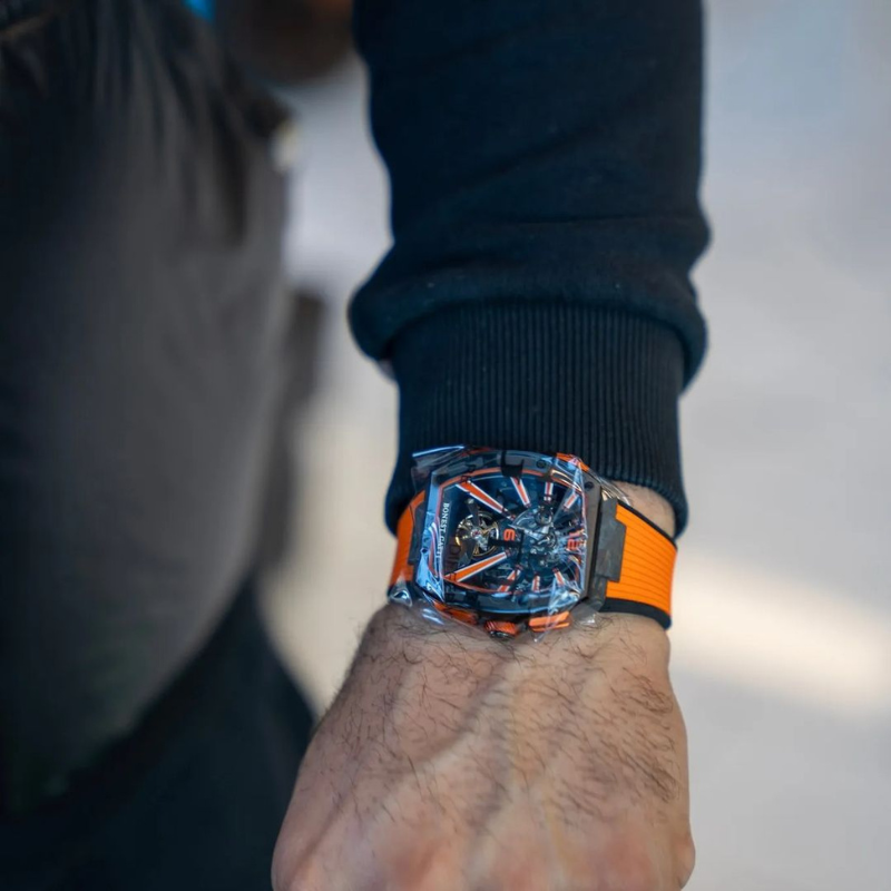 Mystery Series - Stainless Steel & Carbon fiber BG9950 Orange